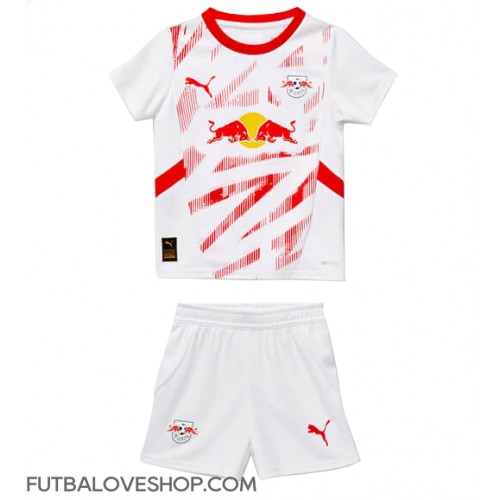 Dres RB Leipzig Domáci pre deti 2024-25 Krátky Rukáv (+ trenírky)